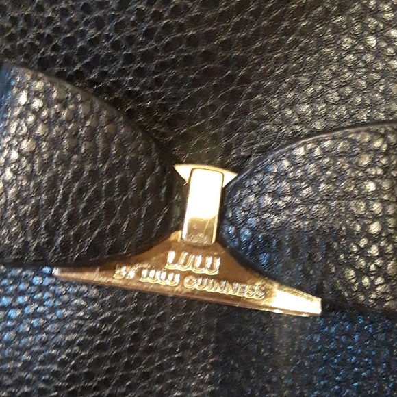 Lulu by Lulu Guiness Adorable Black Purse - Picture 2 of 8